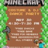 Minecraft Costume & DJ Dance Party